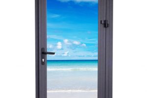 Cửa đi 1 cánh mở quay