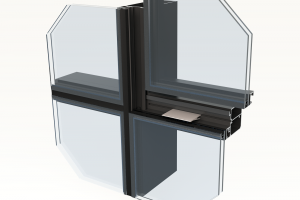 Hệ mặt dựng Semi- Unitized